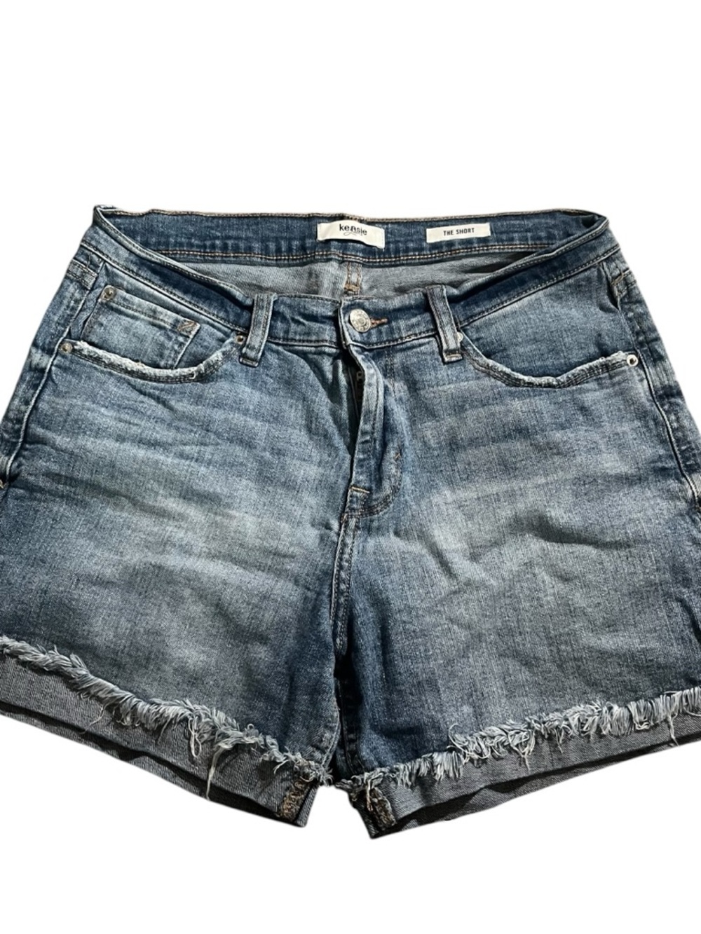 Kensie Jeans The Short Single Roll Cuffed Shorts Size 8/29 — image 4 of 8